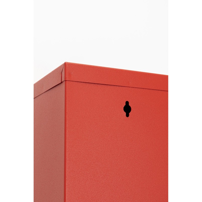 Casier à chaussures rouge 5 tiroirs - Caruso - Kare Design