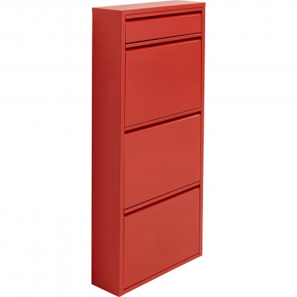 Shoe Container Caruso red 3+1 drawers Kare Design