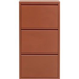 Shoe Container Caruso brown 3 drawers Kare Design