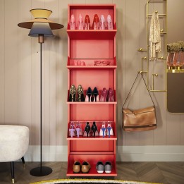 Shoe Container Caruso red 5 drawers Kare Design