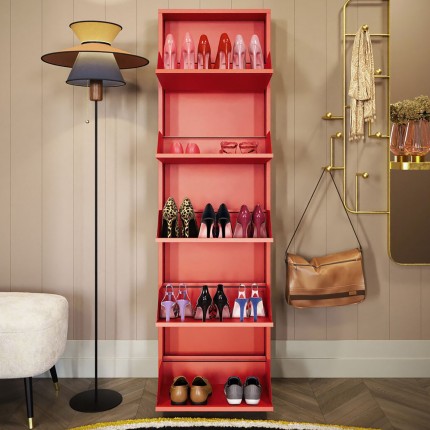 Shoe Container Caruso red 5 drawers Kare Design