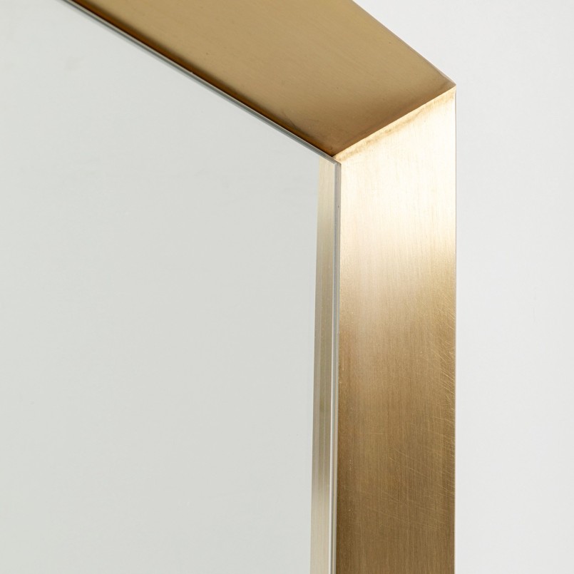 Gouden trapezium wandspiegel - Arezzo - Kare Design