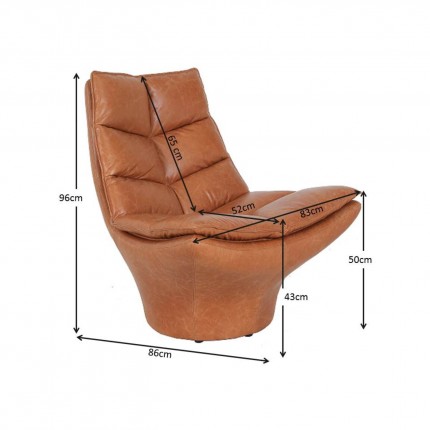 Fauteuil Bridge Kare Design
