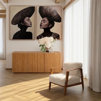 Framed Picture Aesthetic woman left 90x120cm Kare Design