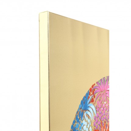 Picture Touched elephant pineapples 50x40cm Kare Design