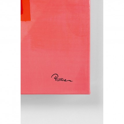 Schilderij Tendency 55x75cm roze Kare Design