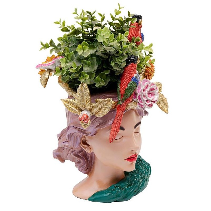 Vase exotic woman 35cm Kare Design