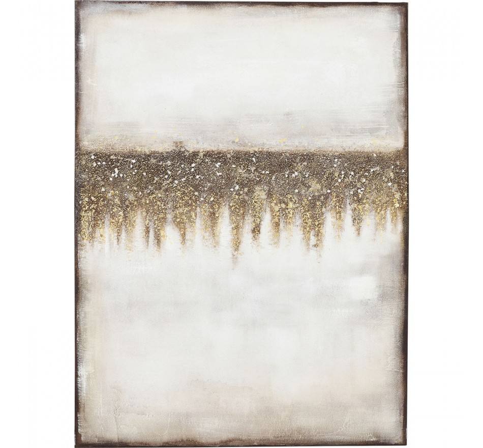 Peinture à l'huile Abstract Fields 55x75cm Kare Design