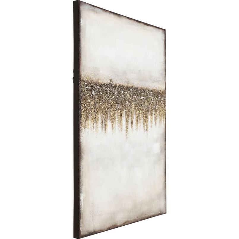 Peinture contemporaine abstraite marron - Abstract Fields - Kare Design
