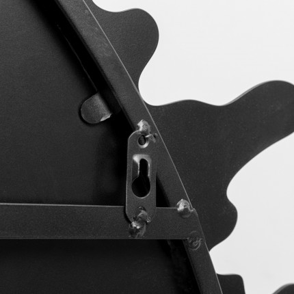 Wall Mirror Heartbeat Ø120cm black Kare Design