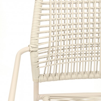 Outdoor chair with armrests Madagascar grey Kare Design