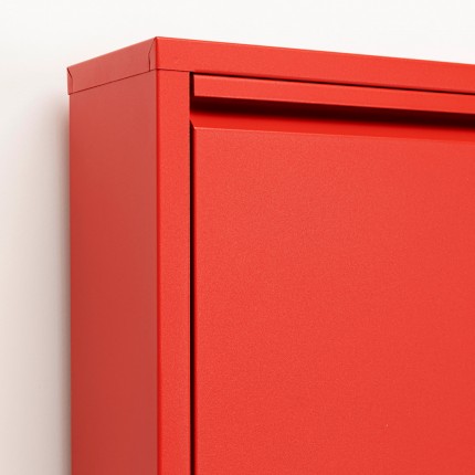Schoenenkast Caruso rood 5 laden Kare Design