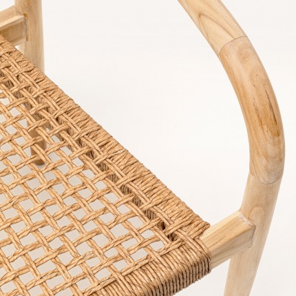 Outdoor chair with armrests Sole Mio Kare Design