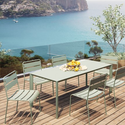 Outdoor Chair Twist green Kare Design