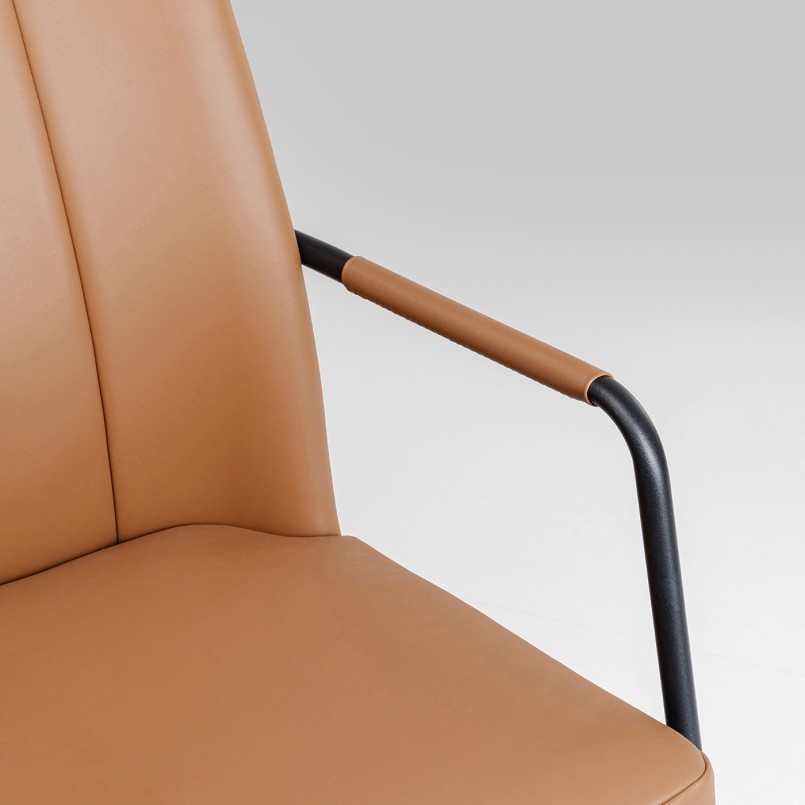 Chaise de bureau avec accoudoirs pivotante - Charles - Kare Design
