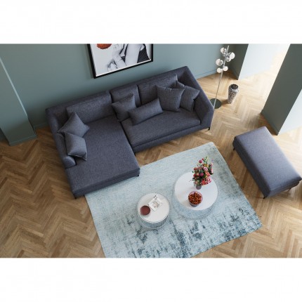 Pouf Gianna gris foncé Kare Design