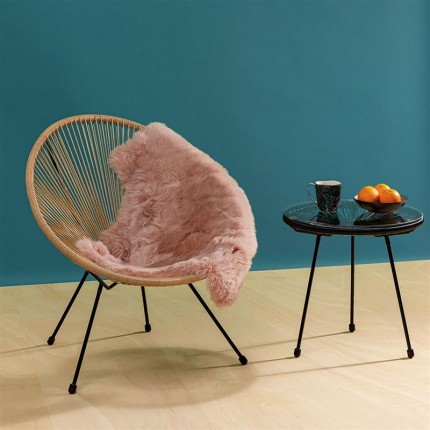 Lambskin Heidi 85x65cm pink Kare Design