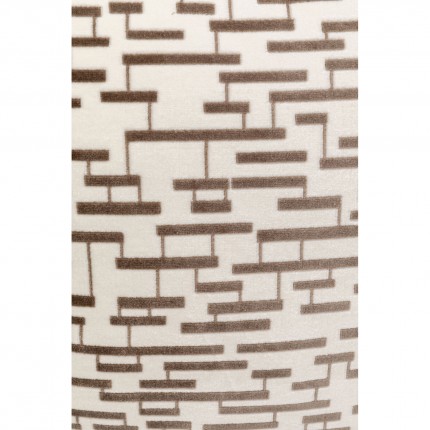 Kussen Suono wit en bruin Kare Design