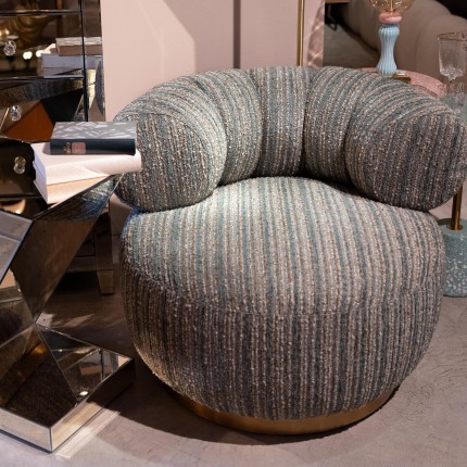 Draaifauteuil Couture groen Kare Design