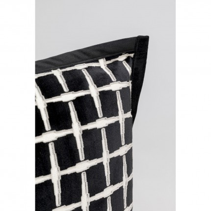 Kussen Melody zwart en wit Kare Design