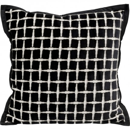 Kussen Melody zwart en wit Kare Design