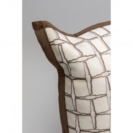 Cushion Chain cream and brown Kare Design