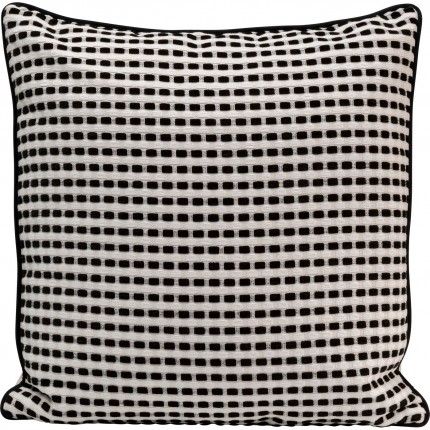 Kussen Jacky zwart en wit Kare Design