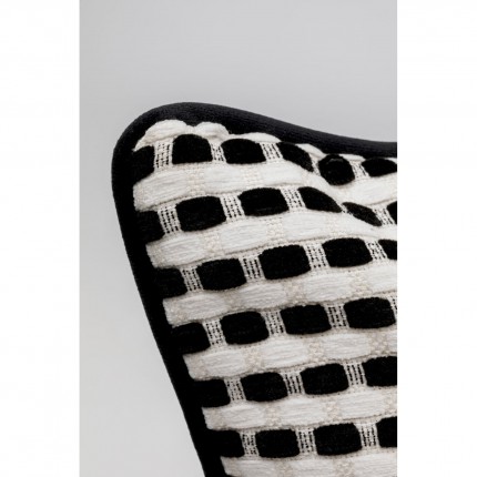 Cushion Jacky black and white Kare Design