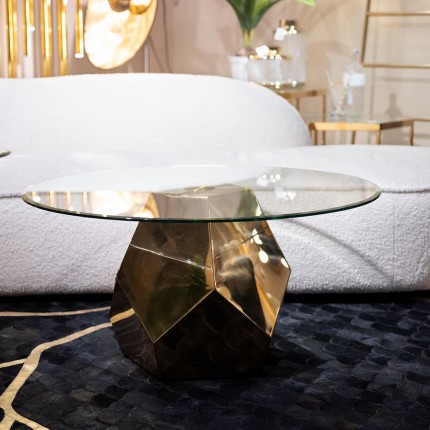 Salontafel Ricchezza Ø90cm goud Kare Design