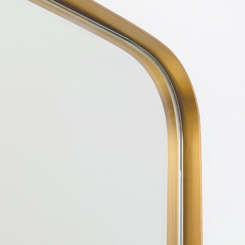 Miroir rectangulaire en laiton - Simply - Kare Design