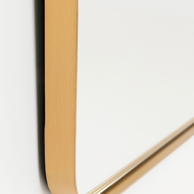 Miroir rectangulaire en laiton - Simply - Kare Design