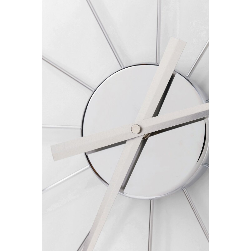 Horloge murale chromée à boules - Like Umbrella - Kare Design