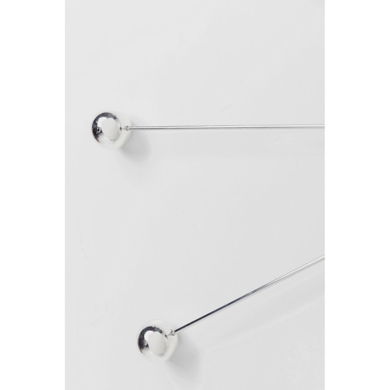 Horloge murale chromée à boules - Like Umbrella - Kare Design