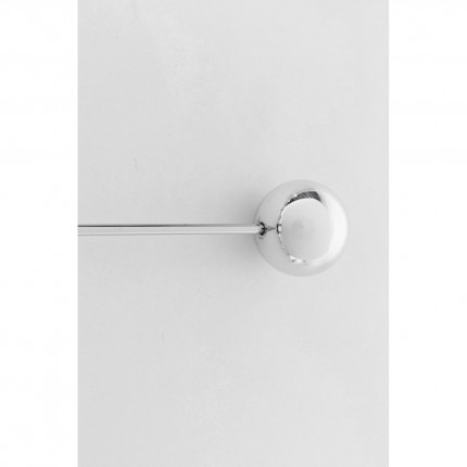 Wandklok Like Umbrella Balls Chrome Kare Design