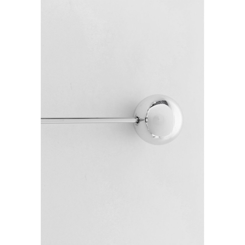 Horloge murale chromée à boules - Like Umbrella - Kare Design