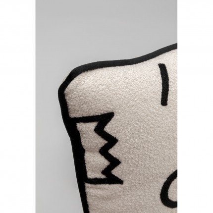 Kussen Geometric zwart en wit Kare Design