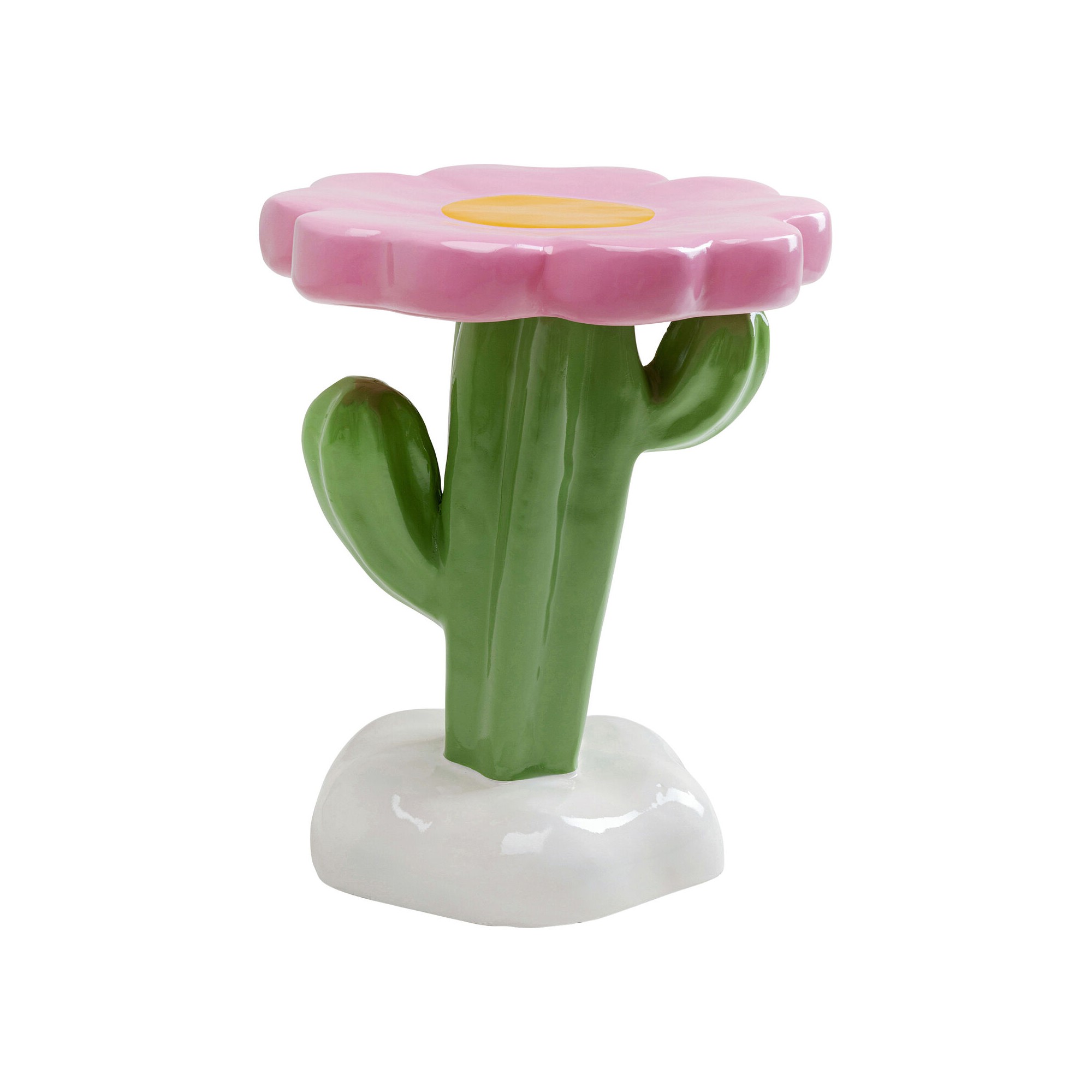 Table décorative Flower Cactus 50x49cm