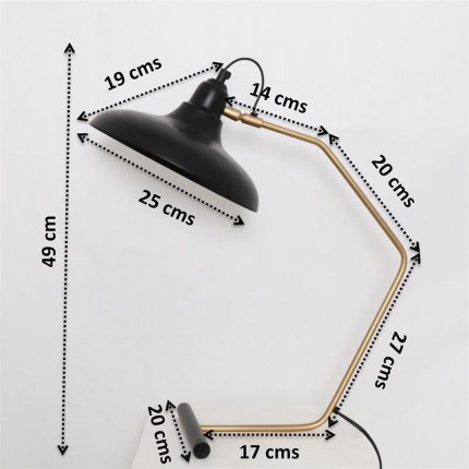 Lampe Doro noire Kare Design