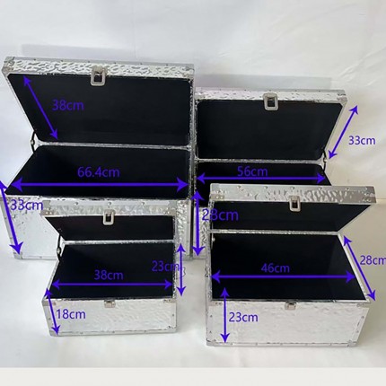 Trunks Caldera silver (4/Set) Kare Design