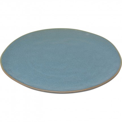 Plate Organic Ø26cm blue (6/set) Kare Design