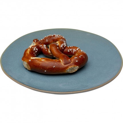 Plate Organic Ø26cm blue (6/set) Kare Design