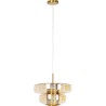 Suspension Arcadia ambre Ø34cm