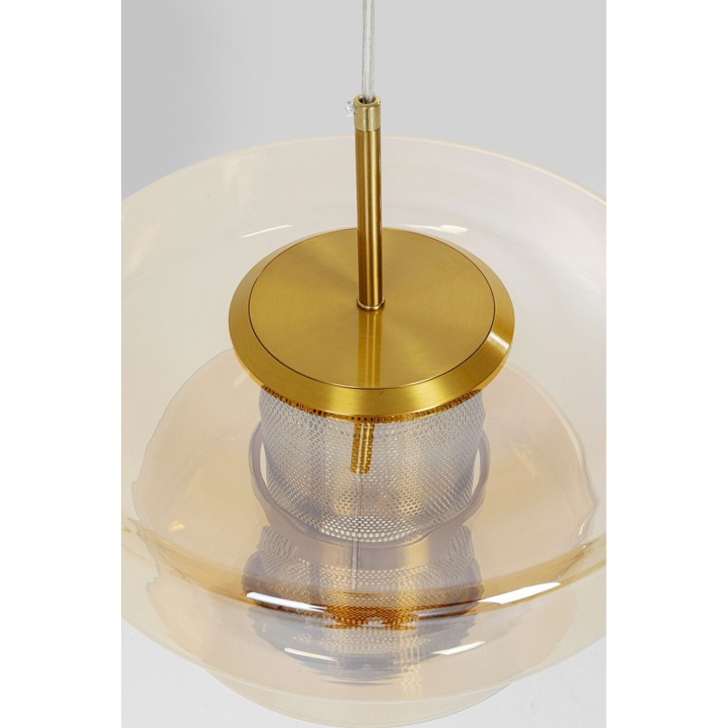 Suspension Arcadia ambre Ø34cm