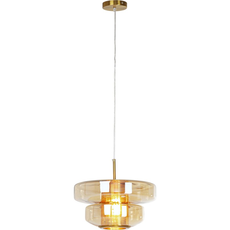 Suspension Arcadia ambre Ø34cm
