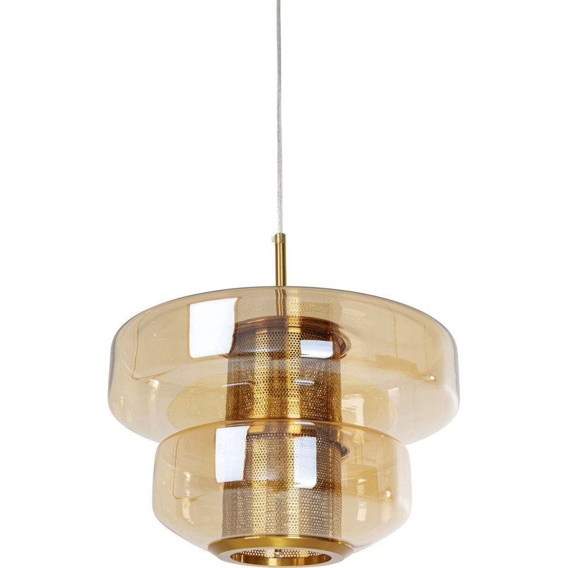 Suspension Arcadia ambre Ø34cm