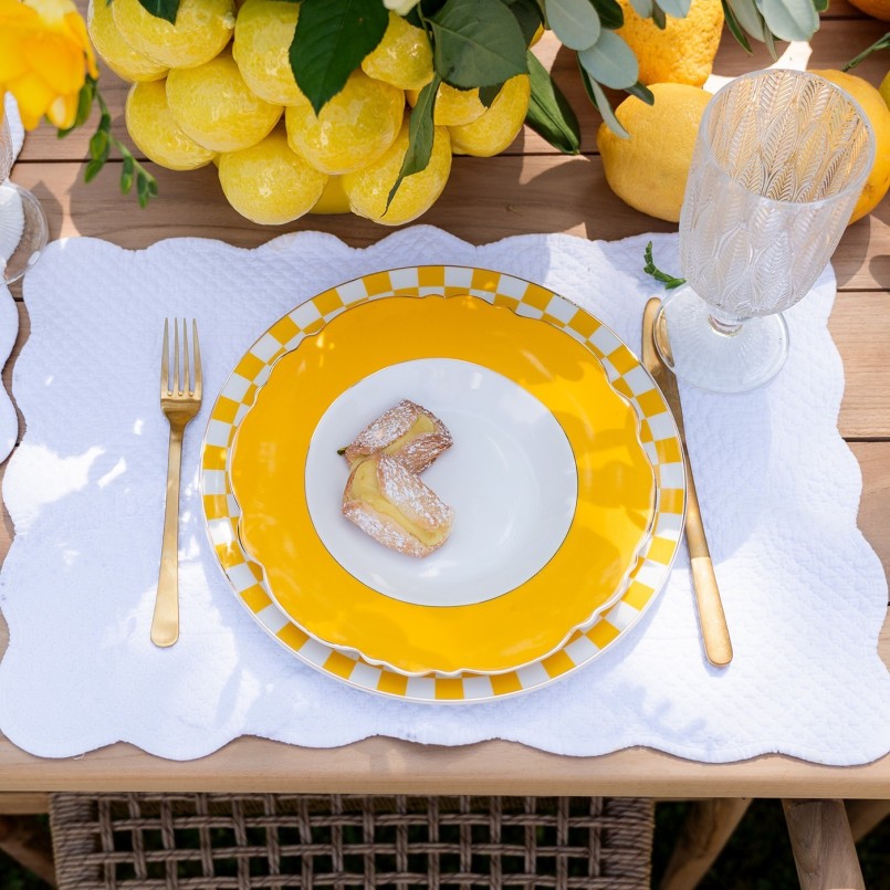 Gold-plated steel cutlery - Gloria - Kare Design