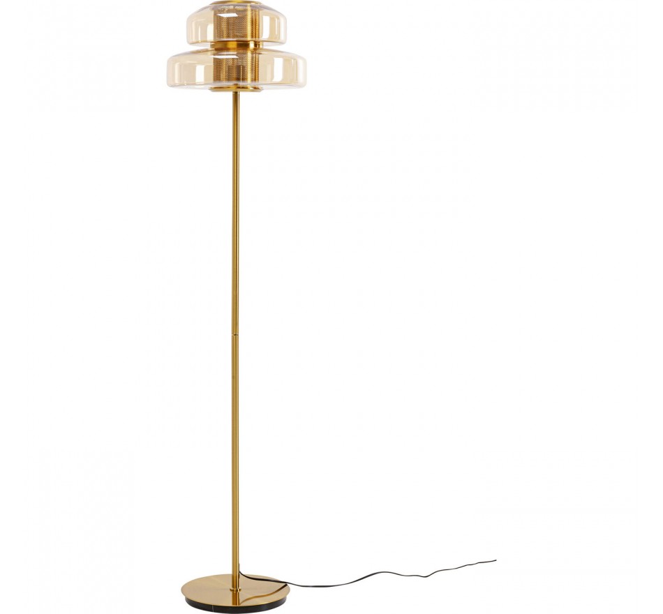 Vloerlamp Arcadia 155cm amber Kare Design