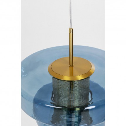 Suspension Arcadia 34cm bleue Kare Design