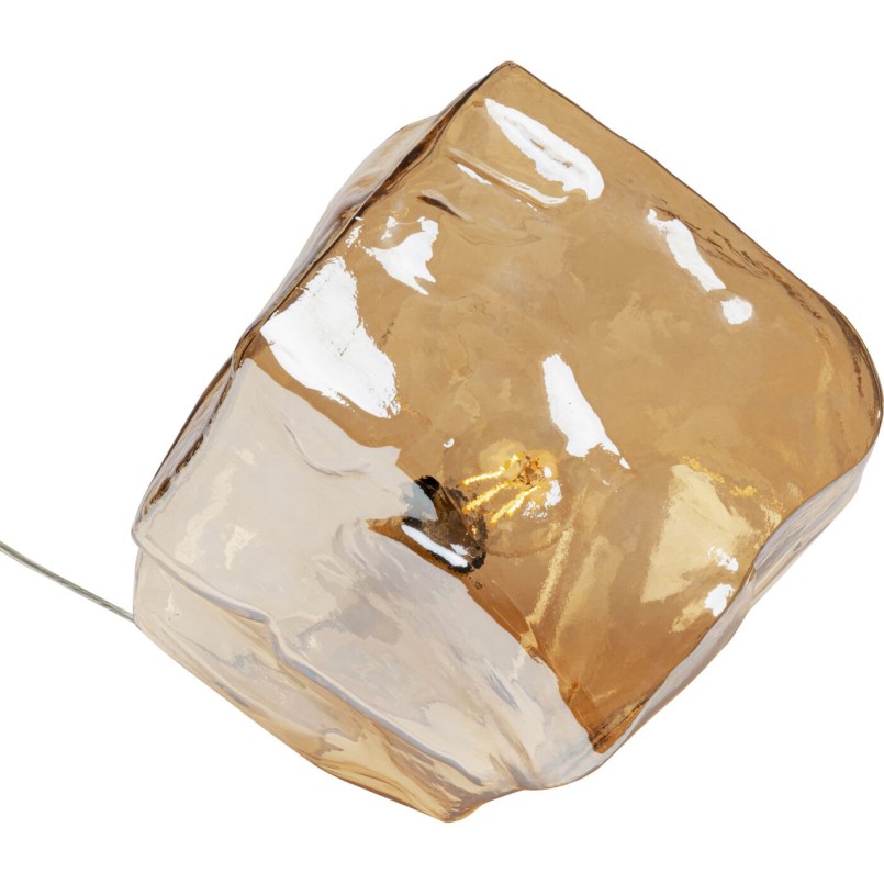 Lampe à poser Aura ambre Ø30cm