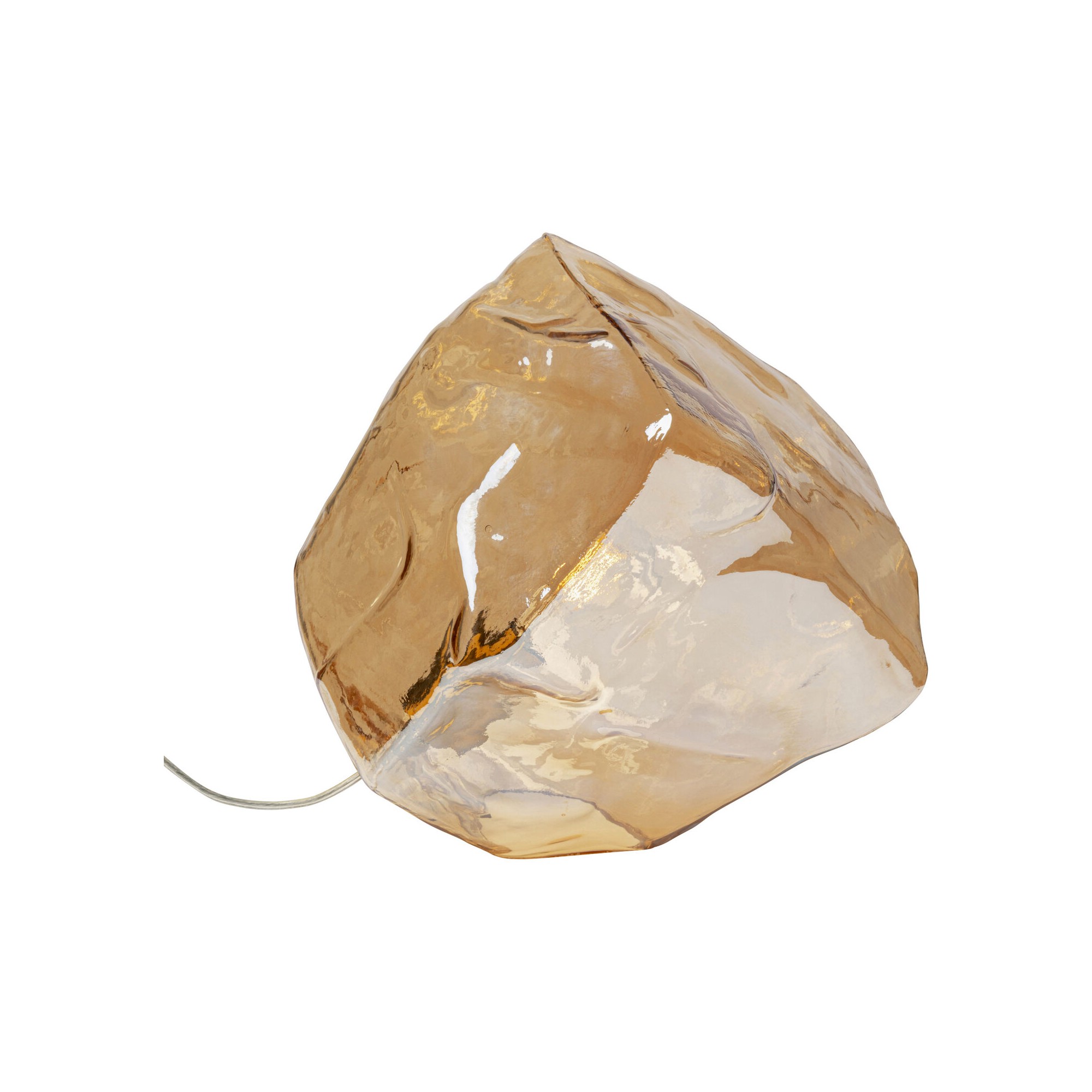 Lampe à poser Aura ambre Ø30cm